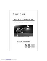 Proscan PLDED3273A TV Operating Manual